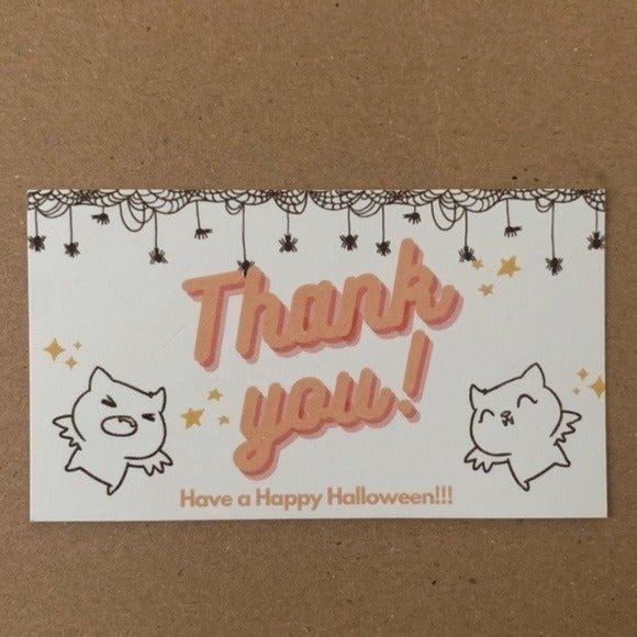 🎃 30 thank you Happy Halloween cards - Picture 2 of 7